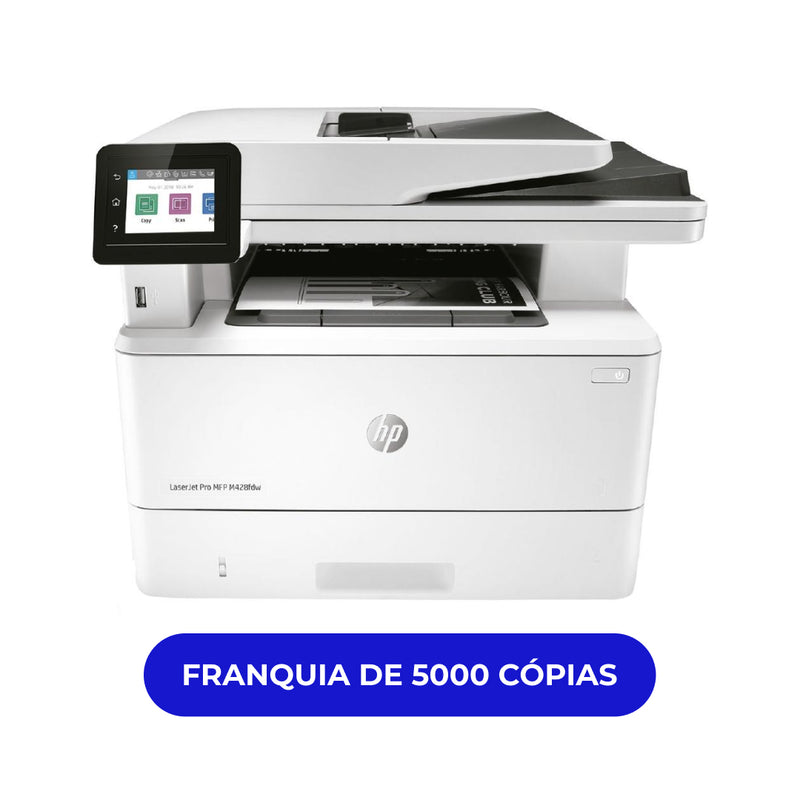 Locação de Impressora Laser Multifuncional Preta HP M428FDW