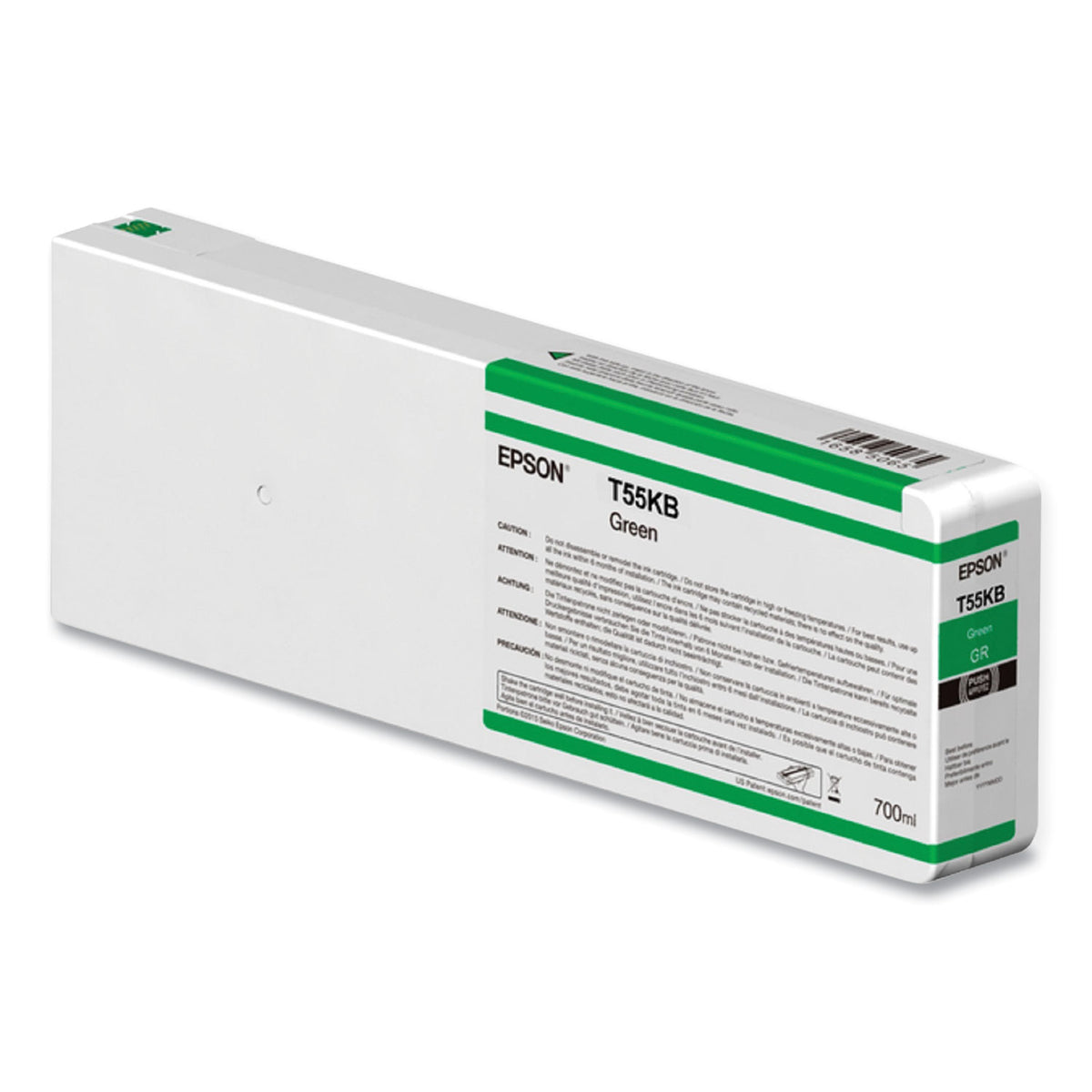 Cartucho de Tinta Epson UltraChrome HDX Verde 700 ml (T55KB00)