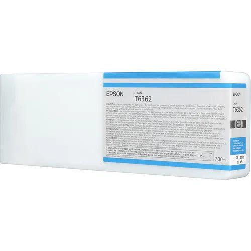 Cartucho de Tinta Epson UltraChrome HDR Ciano 700 ml para Stylus Pro 7900 e 9900 (T636200)