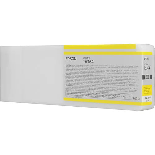 Cartucho de Tinta Epson UltraChrome HDR Amarelo 700 ml para Stylus Pro 7900 e 9900 (T636400)