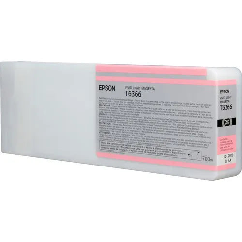 Cartucho de Tinta Epson UltraChrome HDR Magenta Vivo Claro 700 ml para Stylus Pro 7900 e 9900 (T636600)