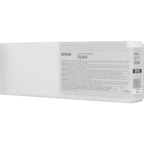 Cartucho de Tinta Epson UltraChrome HDR Preto Light Light 700 ml para Stylus Pro 7900 e 9900 (T636900)