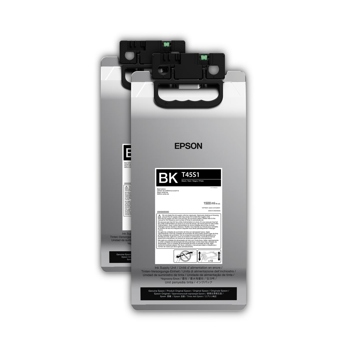Bolsa de Tinta Epson Preto 2 x 1,5 L para SureColor R5070L (T45S120)