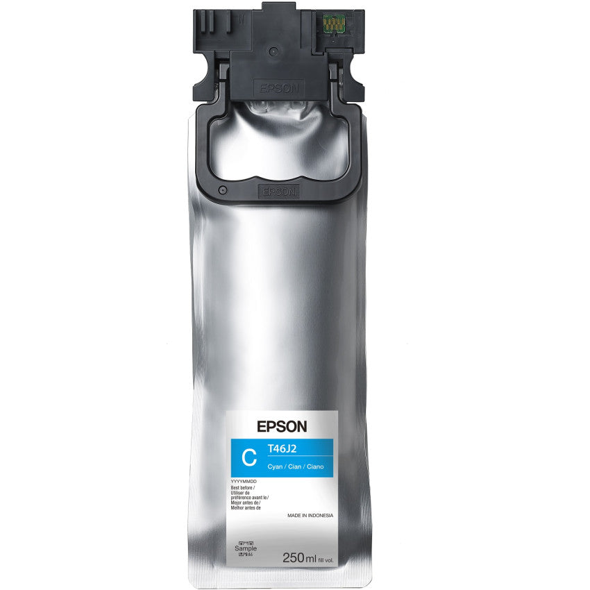 Bolsa de Tinta Epson Ciano 250 ml para SureLab D1070 (T46J220)