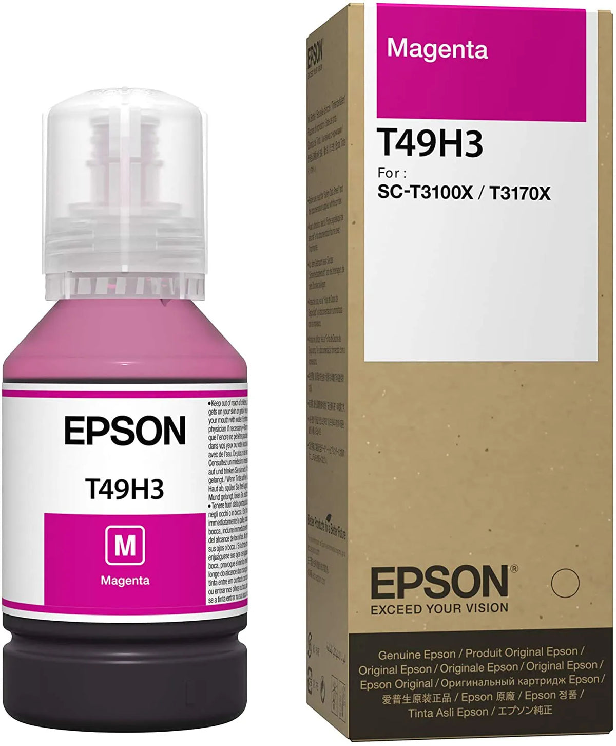 Garrafa de Tinta Epson Magenta 140 ml (T49H300)