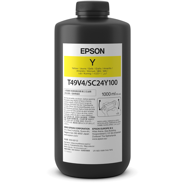 Cartucho de Tinta Epson UltraChrome UV Amarelo para SureColor V7000 (T49V410)