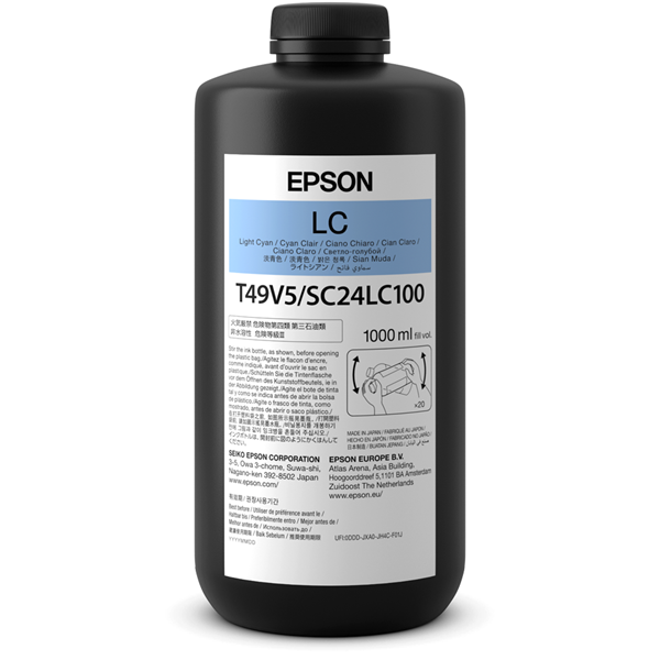 Cartucho de Tinta Epson UltraChrome UV Ciano Claro para SureColor V7000 (T49V510)