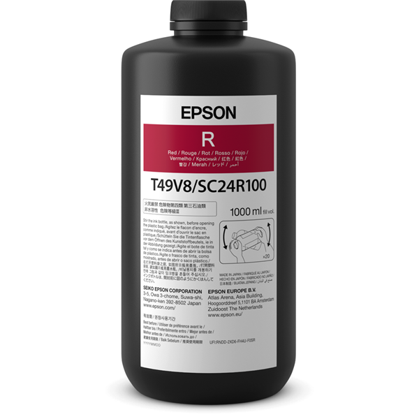 Cartucho de Tinta Epson UltraChrome UV Vermelho para SureColor V7000 (T49V810)