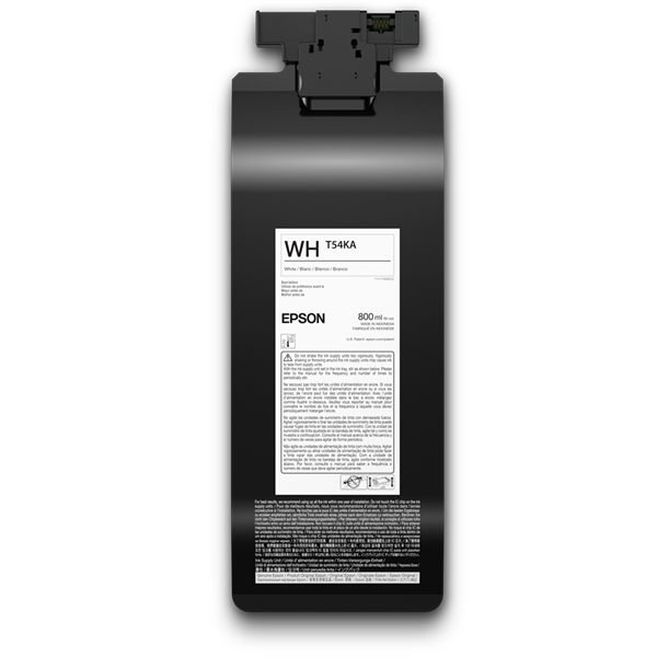 Bolsa de Tinta Epson UltraChrome DG2 Branco 800 ml (T54KA20)