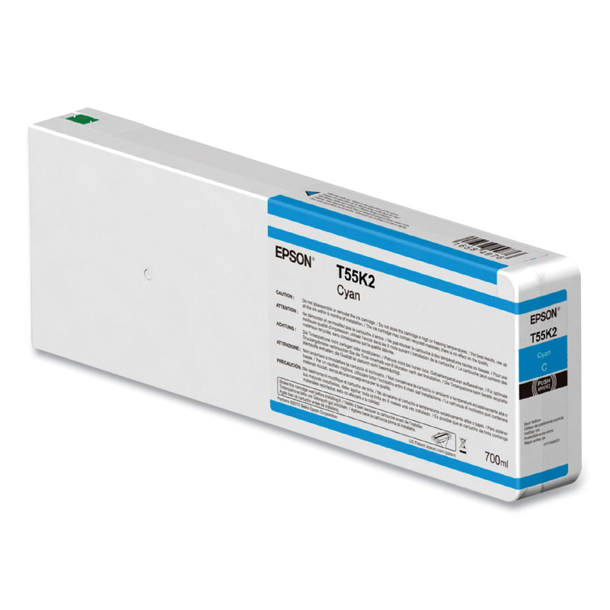 Cartucho de Tinta Epson UltraChrome HD Ciano 700 ml (T55K200)