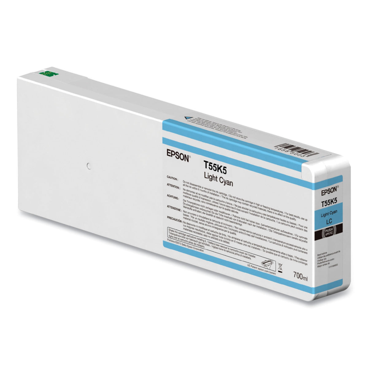 Cartucho de Tinta Epson UltraChrome HD Ciano Claro 700 ml (T55K500)