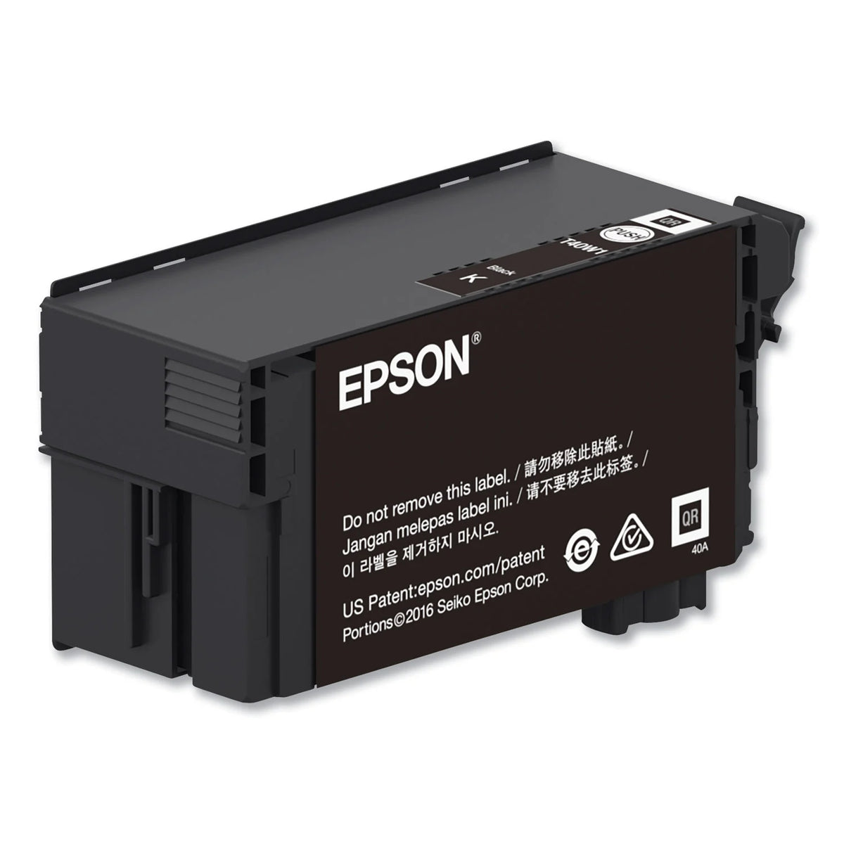 Cartucho de Tinta Epson UltraChrome XD2 Preto 80 ml (T40W120)