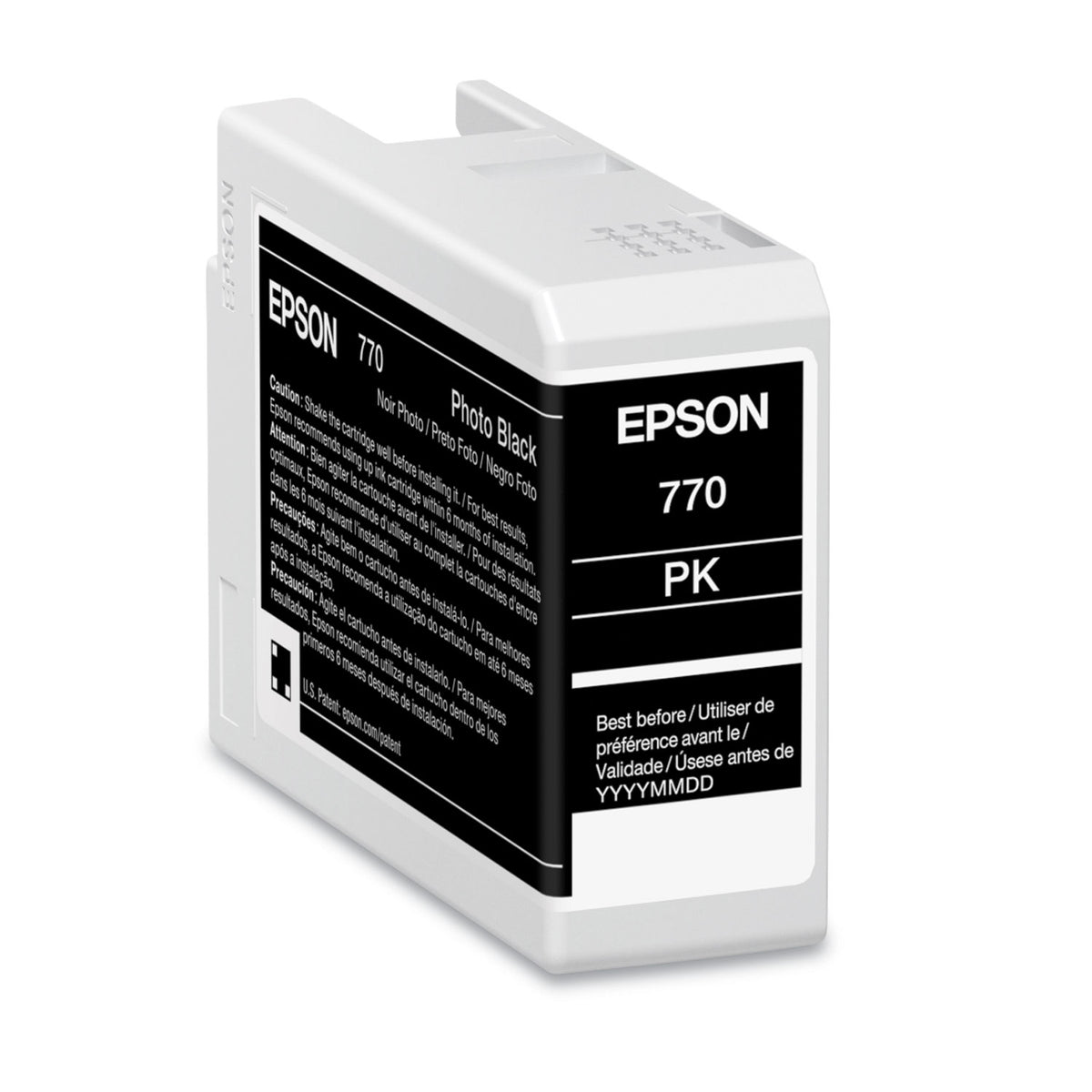 Cartucho de Tinta Epson UltraChrome PRO Preto Foto 25 ml (T770120)