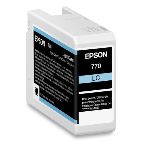 Cartucho de Tinta Epson UltraChrome PRO Ciano Claro 25 ml (T770520)