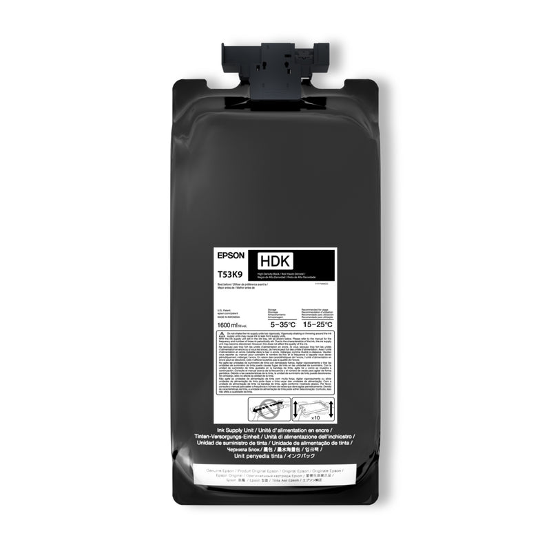 Tinta Epson Bag 1600ML para F6470H F6470 F9570 F9570H Black T53K920