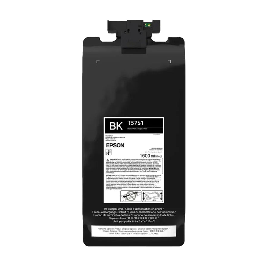Tinta Epson DTF T57S120 Black Bag 1600ML G6070
