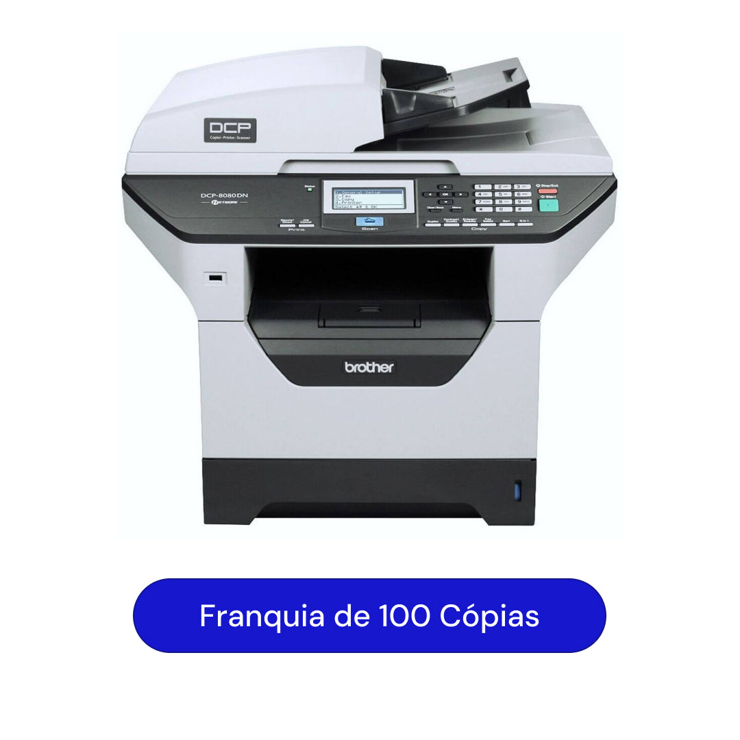 Locação Brother DCP-8080DN – 100 cópias/mês