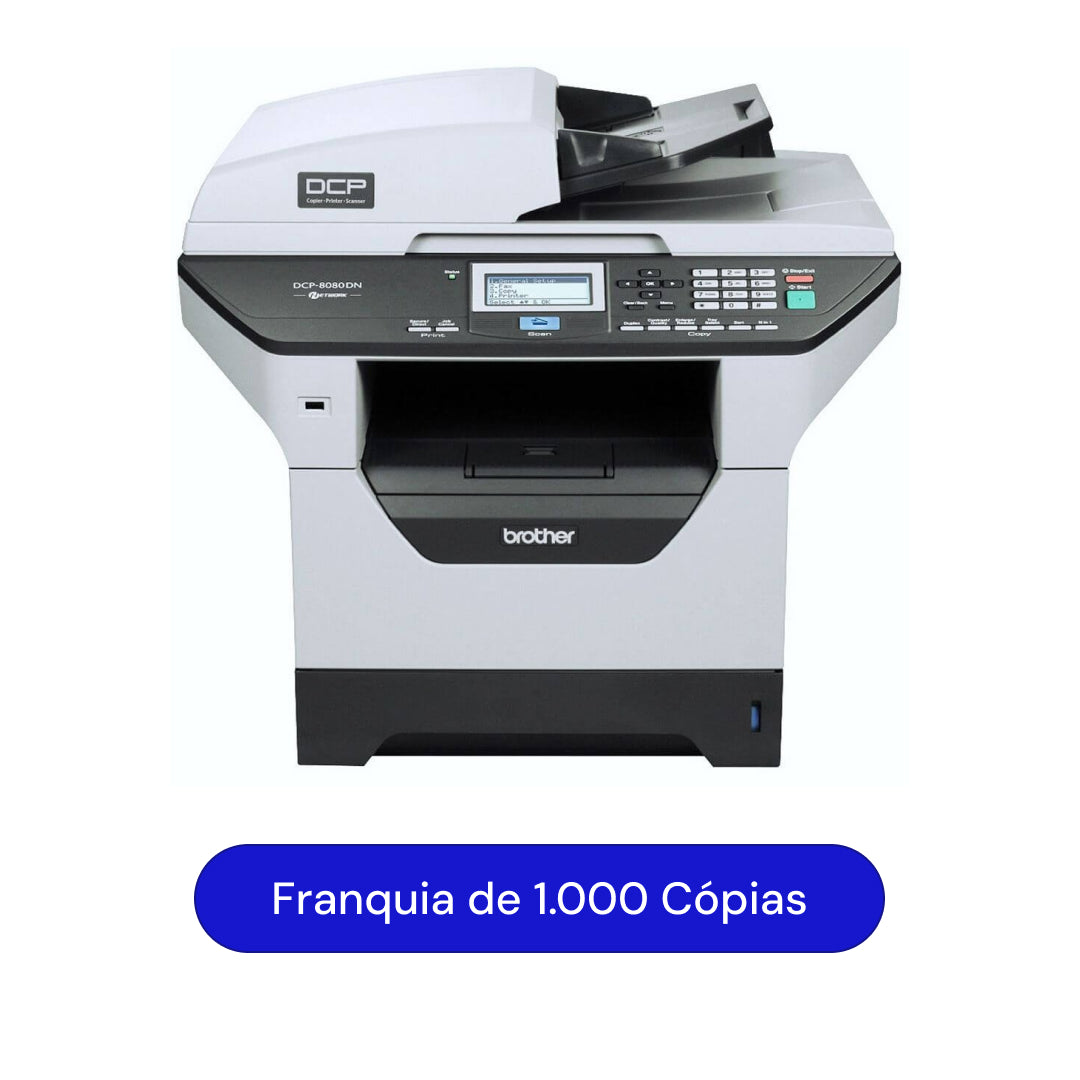 Locação Brother DCP-8080DN – 1.000 cópias/mês