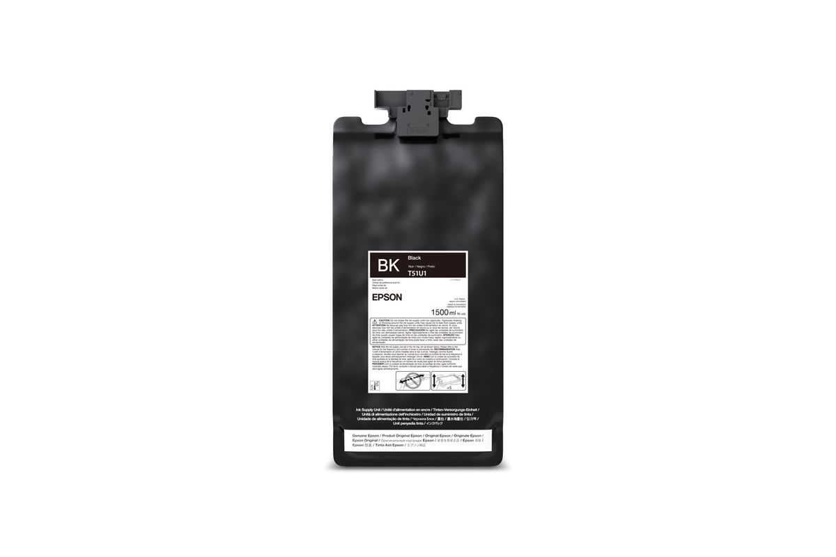 Bolsa de Tinta Epson UltraChrome GS3 Preto 1500 ml (T51U120)