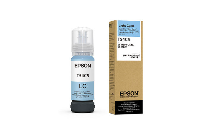 Garrafa de Tinta Epson Ciano Claro 70 ml para SureLab D570 (T54C520)