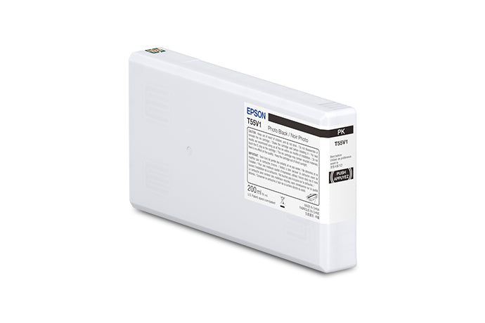 Cartucho de Tinta Epson UltraChrome PRO Preto Foto 200 ml (T55V100)