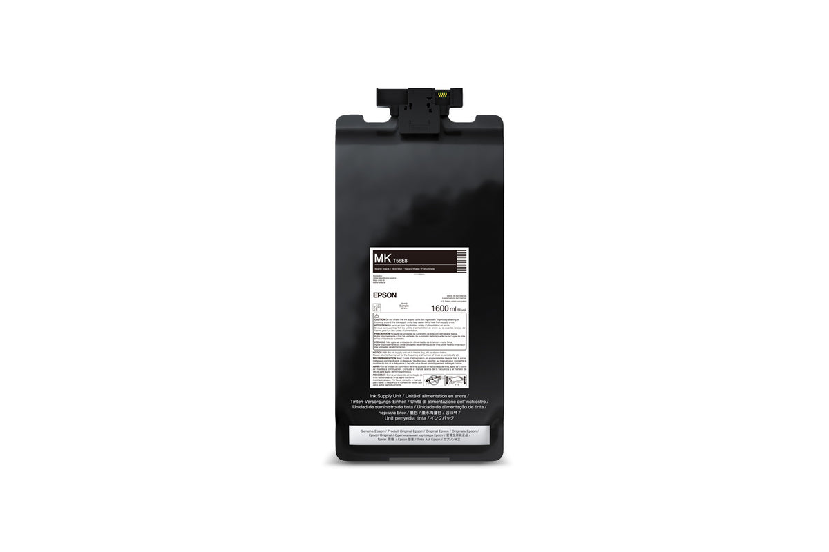 Bolsa de Tinta Epson UltraChrome PRO12 Preto Fosco 1,6 L (T56E820)