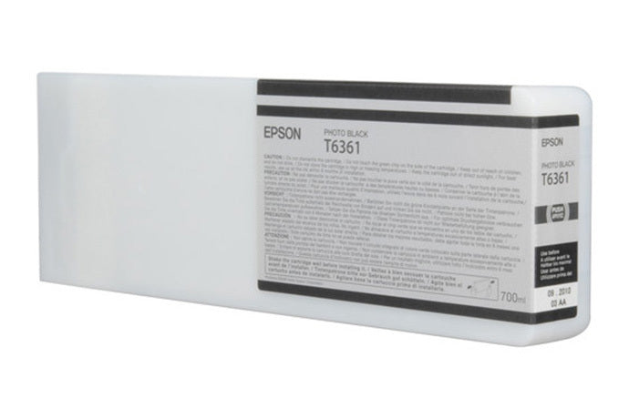 Cartucho de Tinta Epson UltraChrome HDR Preto Foto 700 ml para Stylus Pro 7900 e 9900 (T636100)