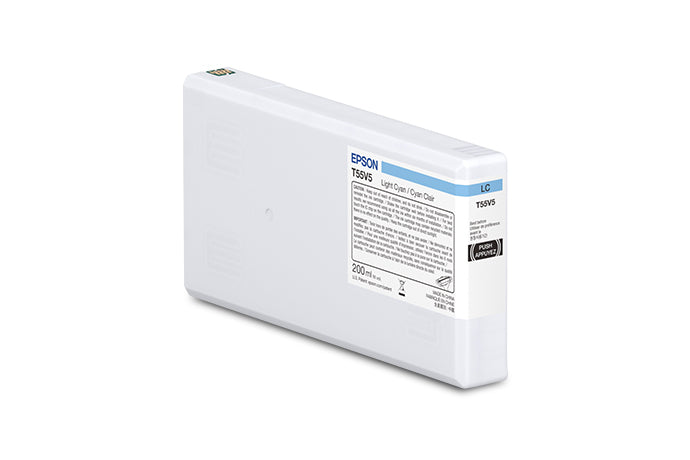 Cartucho de Tinta Epson UltraChrome PRO Ciano Claro 200 ml (T55V500)