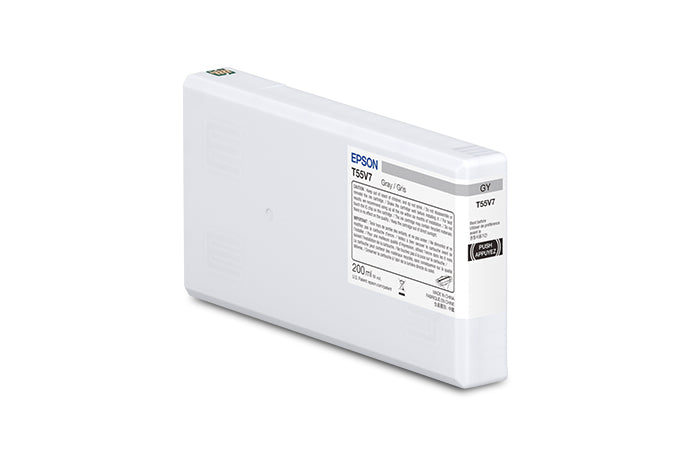 Cartucho de Tinta Epson UltraChrome PRO Cinza 200 ml (T55V700)