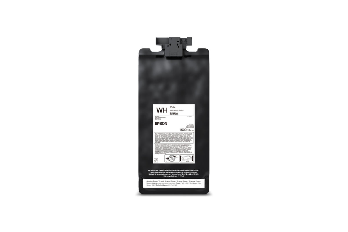 Bolsa de Tinta Epson UltraChrome GS3 Branco 1500 ml (T51UA20)