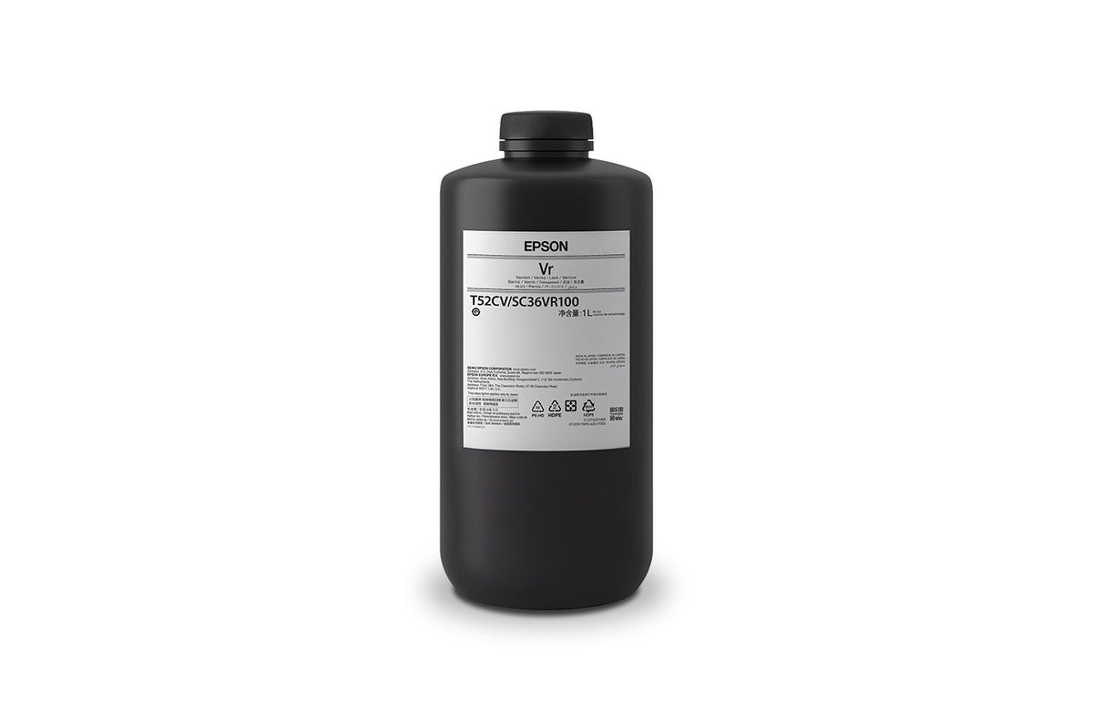 Garrafa de Tinta Epson UltraChrome UV Verniz 1000 ml (T52CV00)
