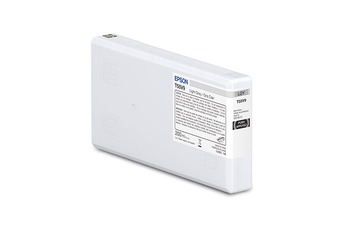 Cartucho de Tinta Epson UltraChrome PRO Cinza Claro 200 ml (T55V900)